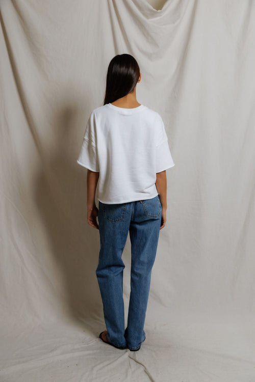 Ezra French Terry Short Sleeve Sweatshirt