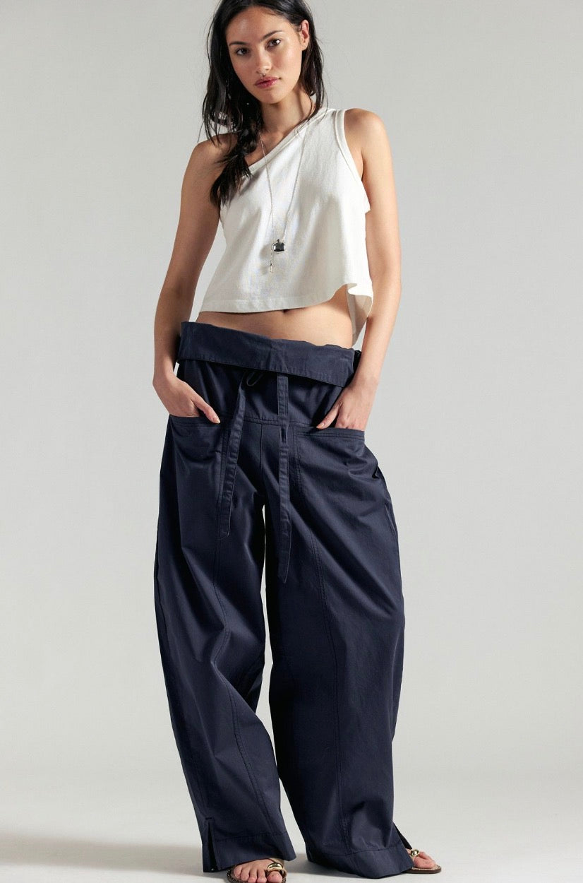 Fisherman Drawcord Pull-On Pants
