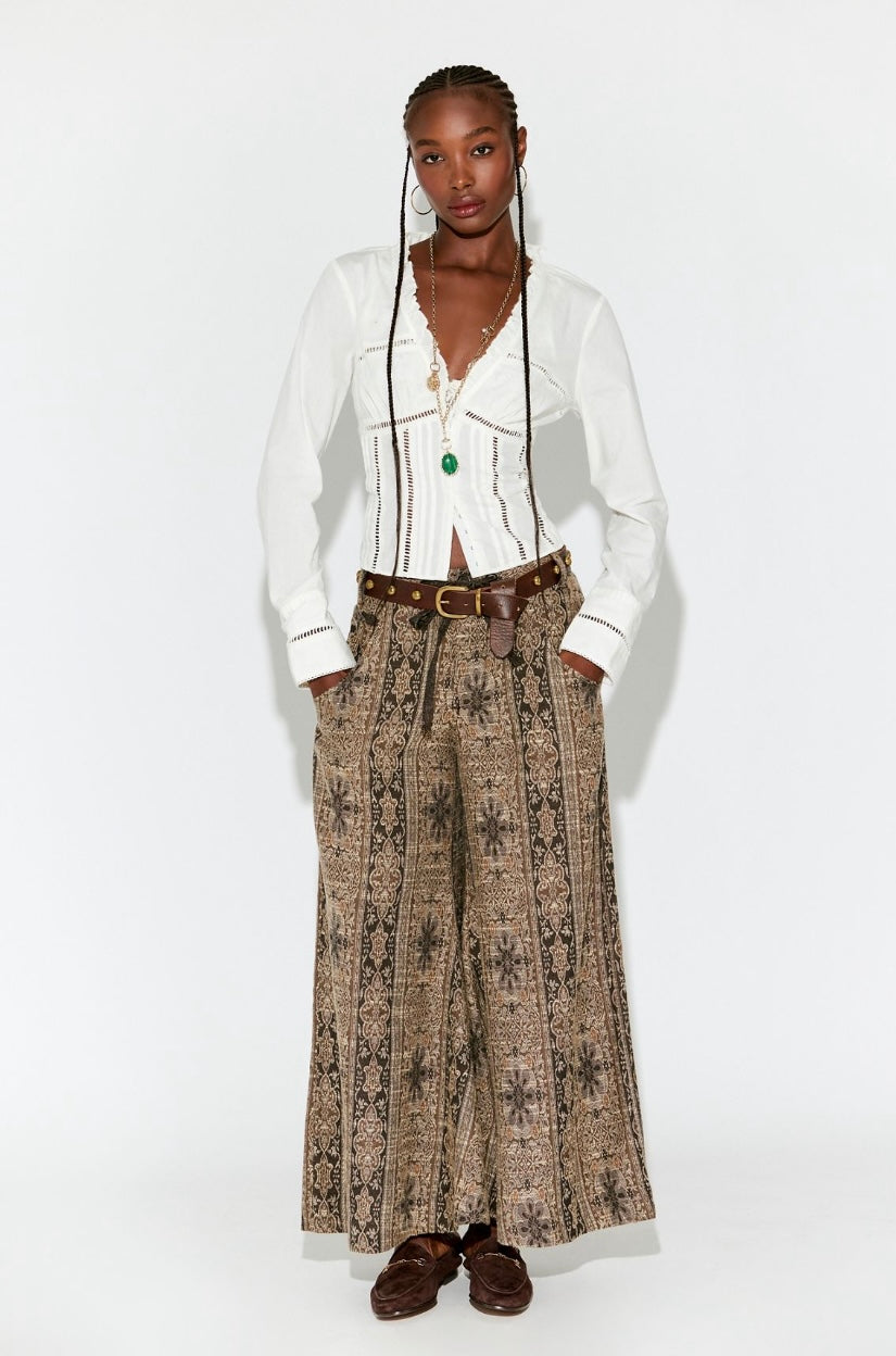 Frankie Corset Long Sleeve Top