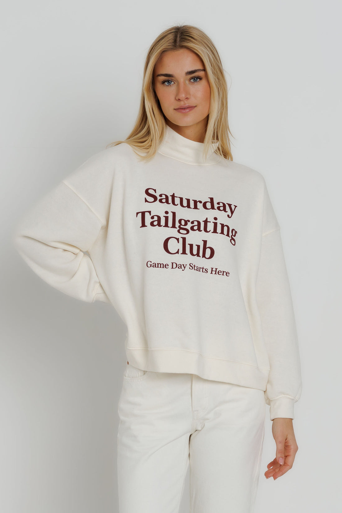 Saturday Tailgating Club - Mockneck