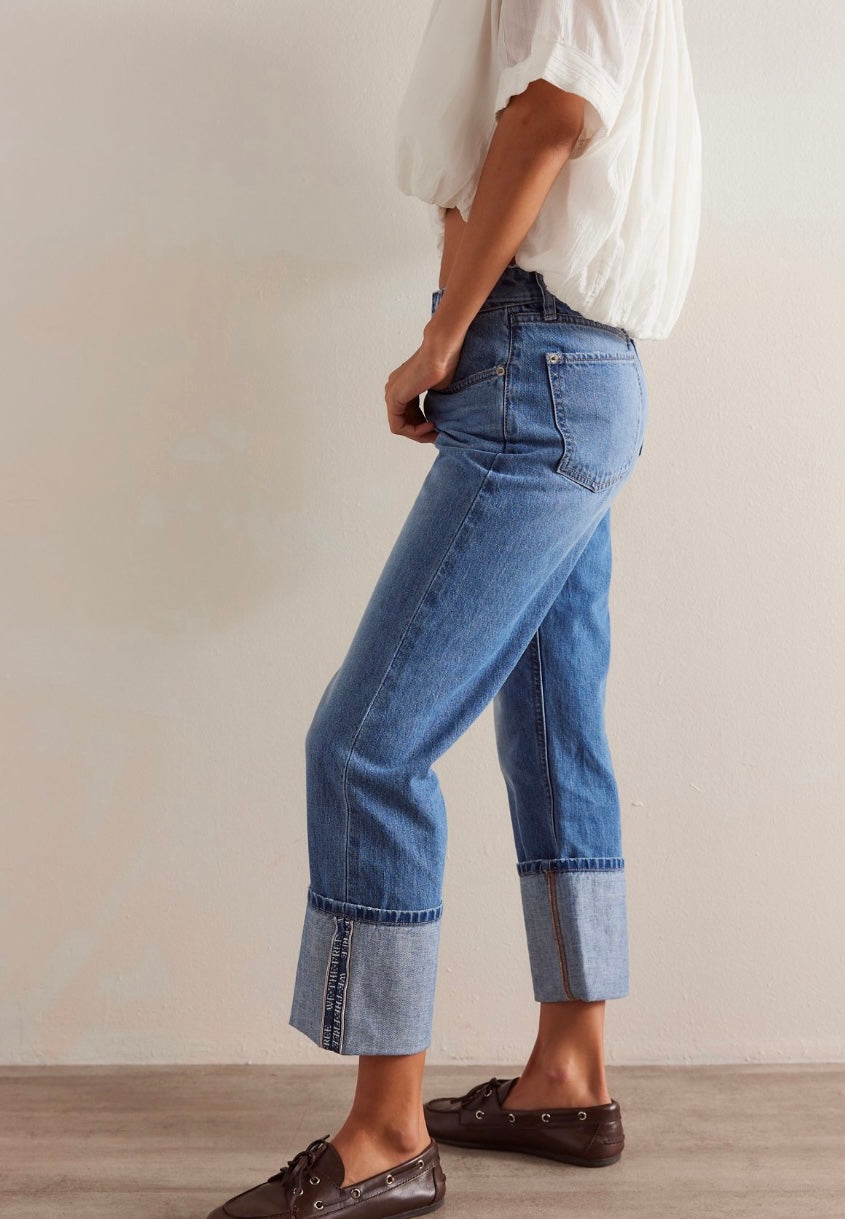 Free People We The Free Slade Slim Selvedge Jeans