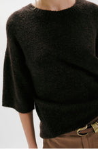 Margot Sweater Tee in Black