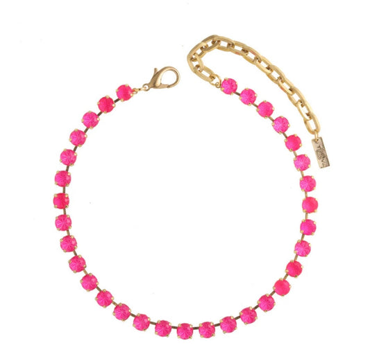 Oakland Necklace In Electric Pink