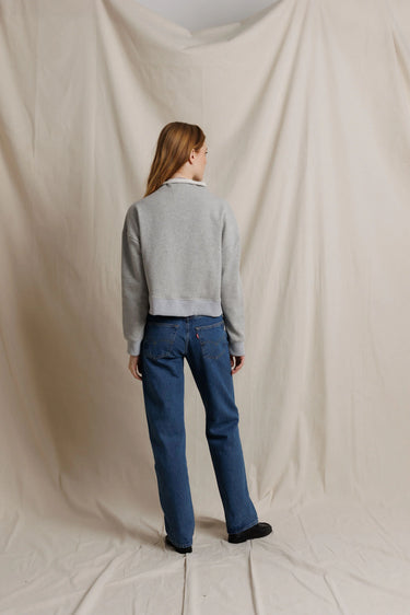 Arden French Terry Mock Neck