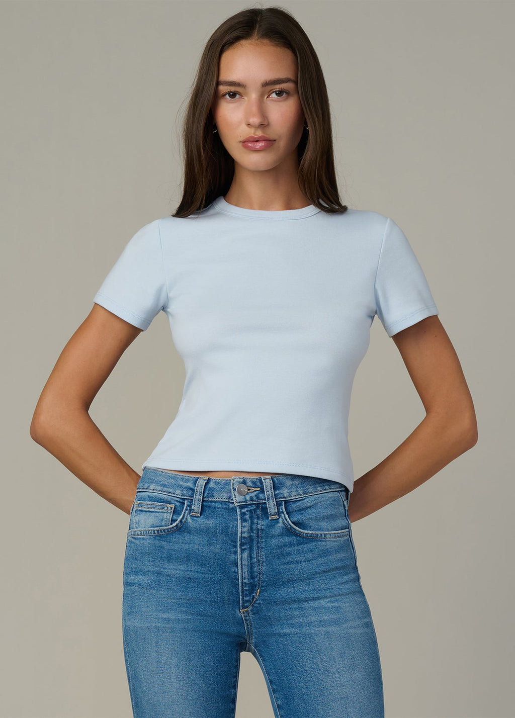 Joes Baby Tee-Powder Blue