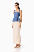Gaelle Peplum Top