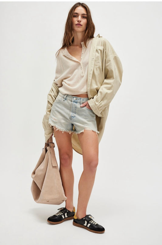 Free People Now or Never Denim Short