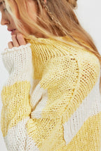 Opal Rollneck Knit Stripe Sweater
