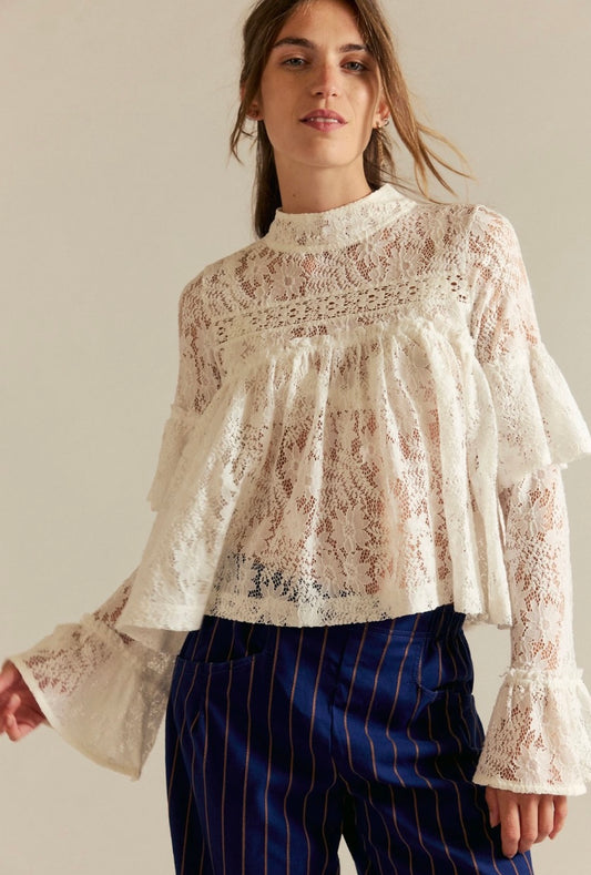 Lilabeth Lace Top