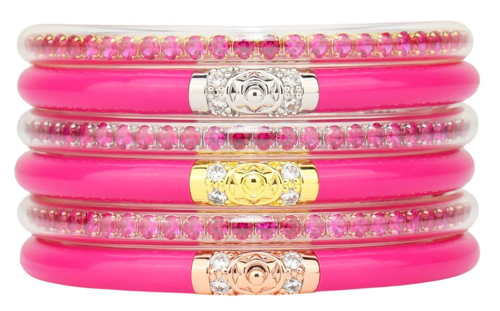 Three Queens All Weather Bangles-EPIC PINK