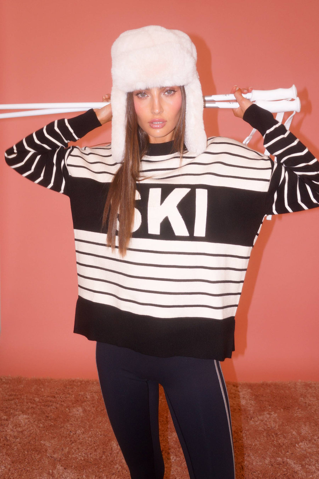 Callie Sweater Summit Stripe