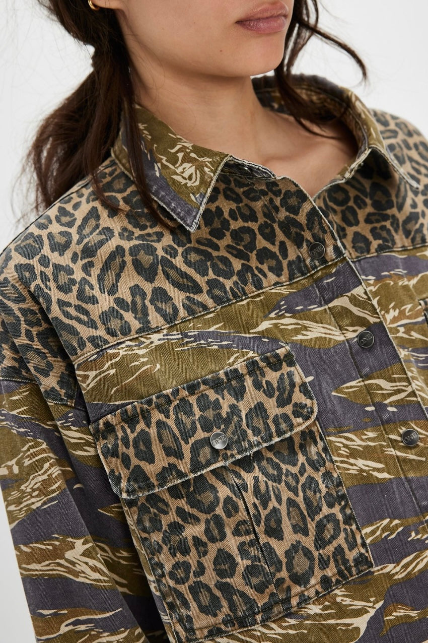 OneTeaspoon Animal Camo Daria Shirt