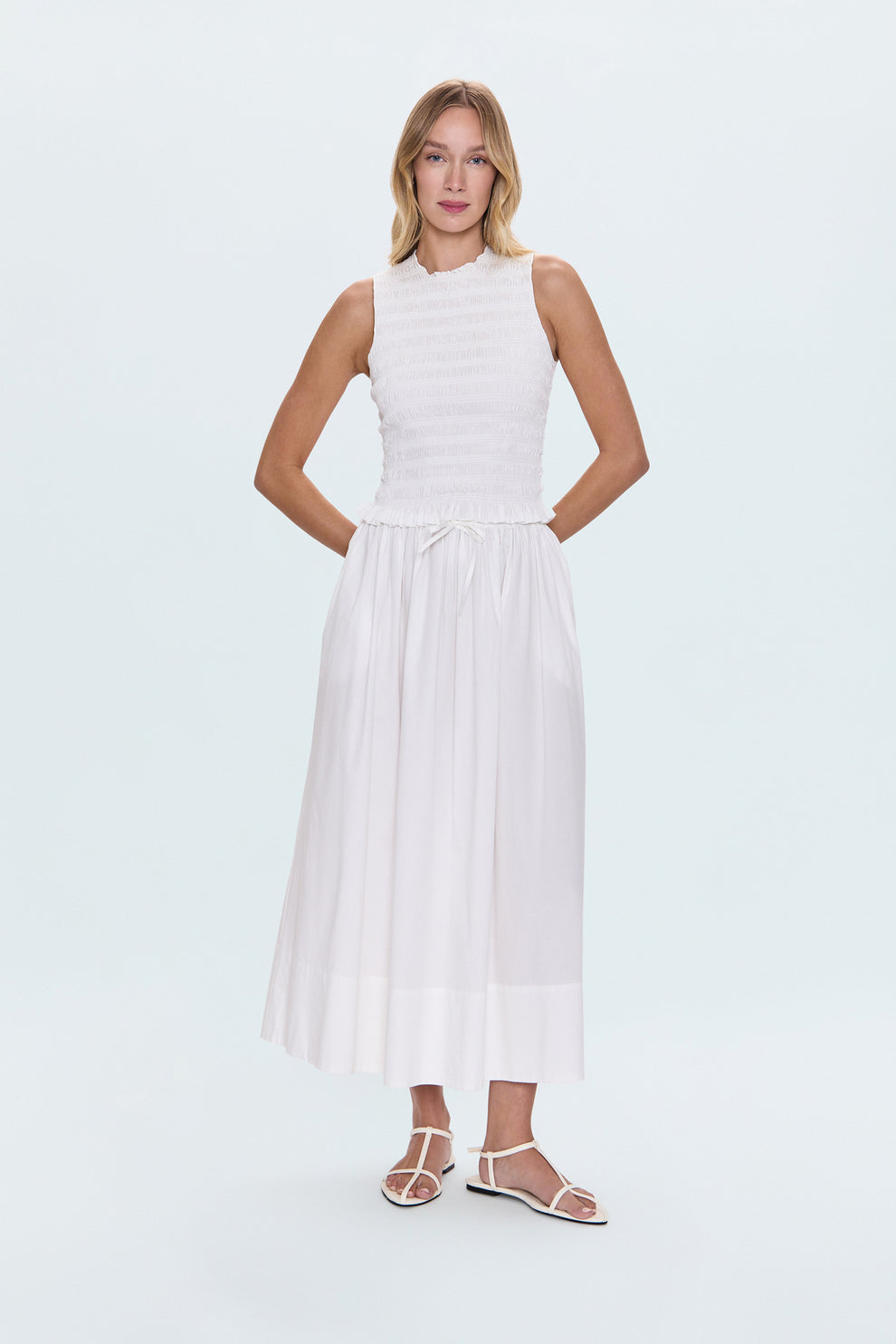Pistola Noelle Poplin Maxi Skirt