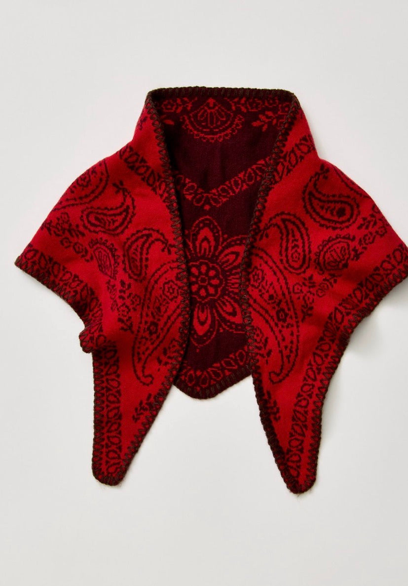 Carmen Knitted Triangle Bandana