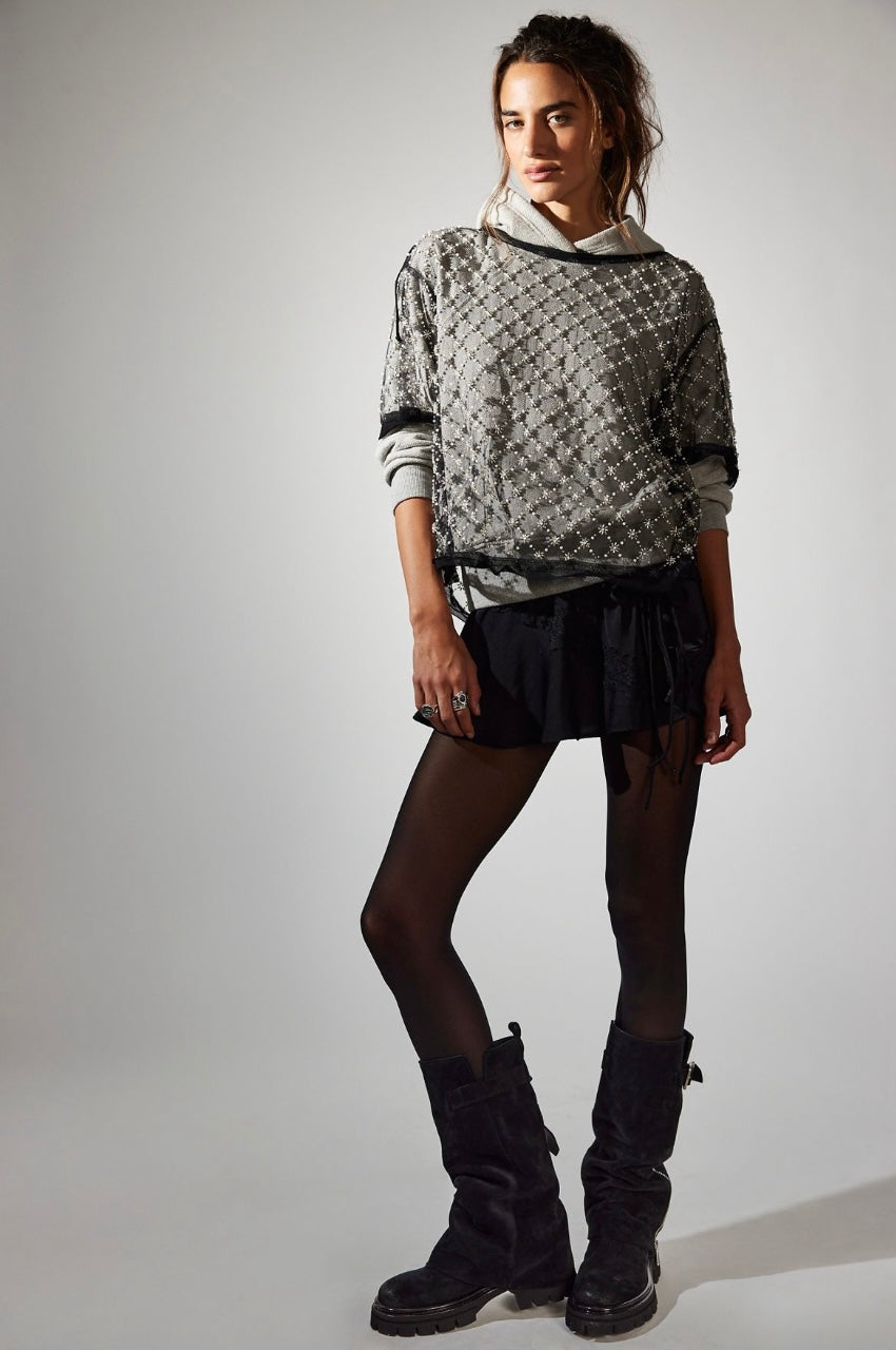 Loir Embellished Knit Top