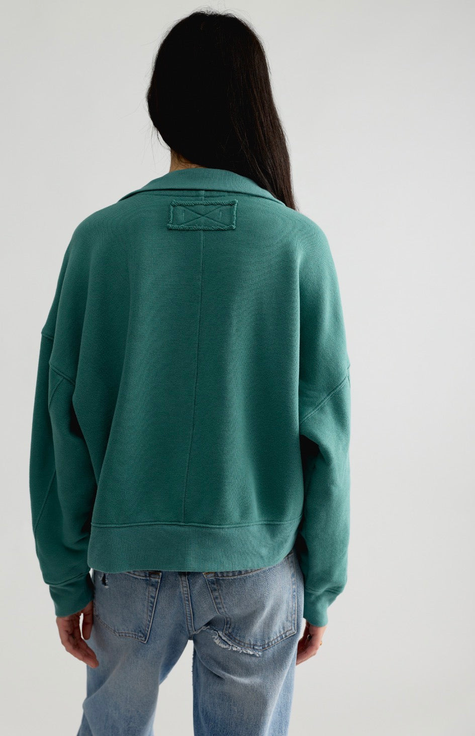 We The Free Timeless Pullover in Aqua