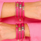 Three Queens All Weather Bangles-EPIC PINK