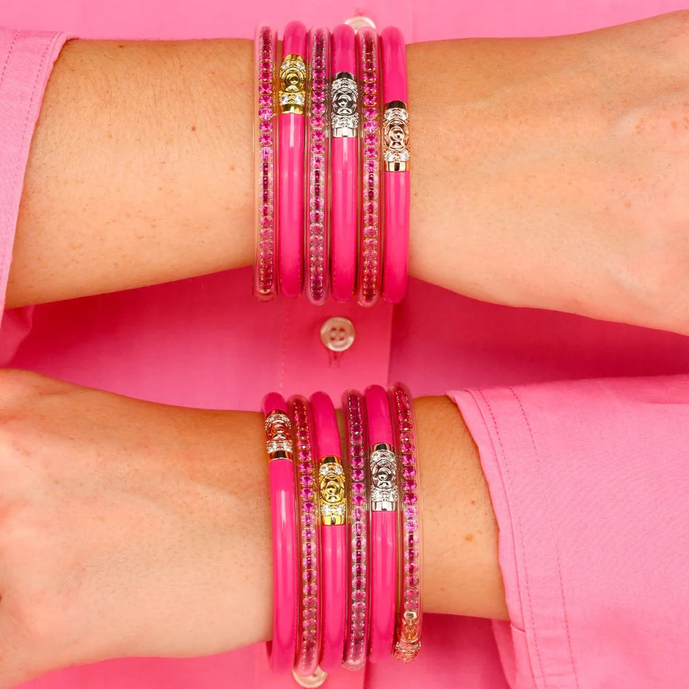 Three Queens All Weather Bangles-EPIC PINK