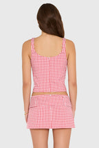 Alistair Top in Gingham by Amanda Uprichard