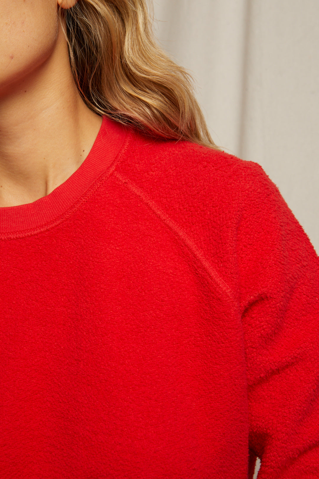 Perfect White Tee Inside Out Crewneck Sweatshirt