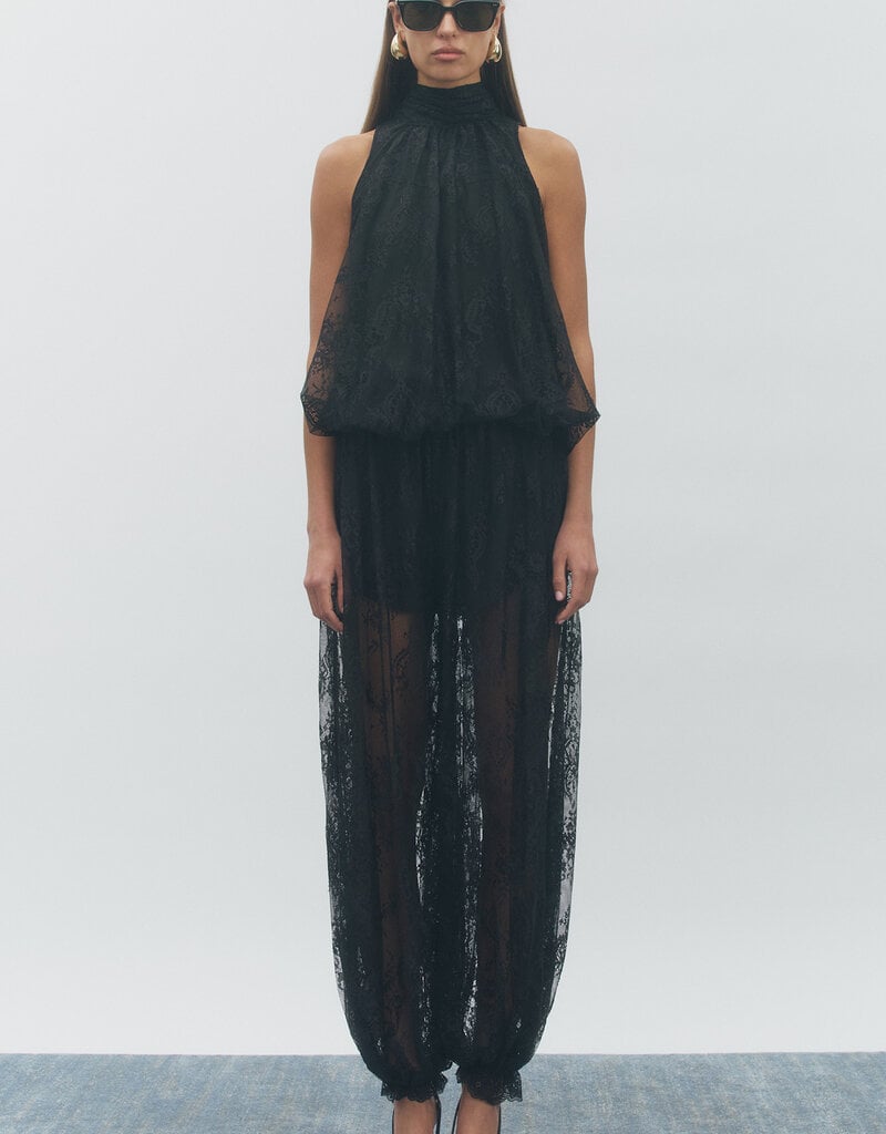 Maude Club Bijou Sheer Lace Balloon Pant