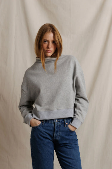 Arden French Terry Mock Neck