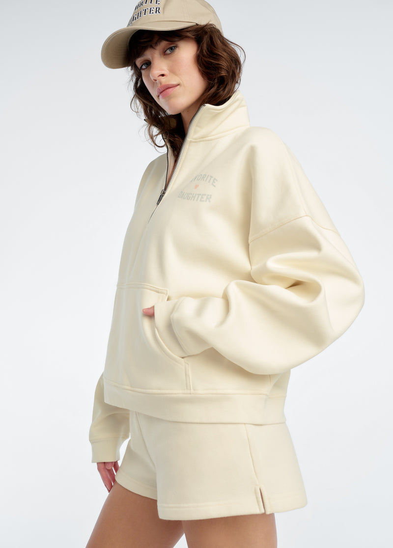 The Favorite Daughter Embroidery Sweat Short