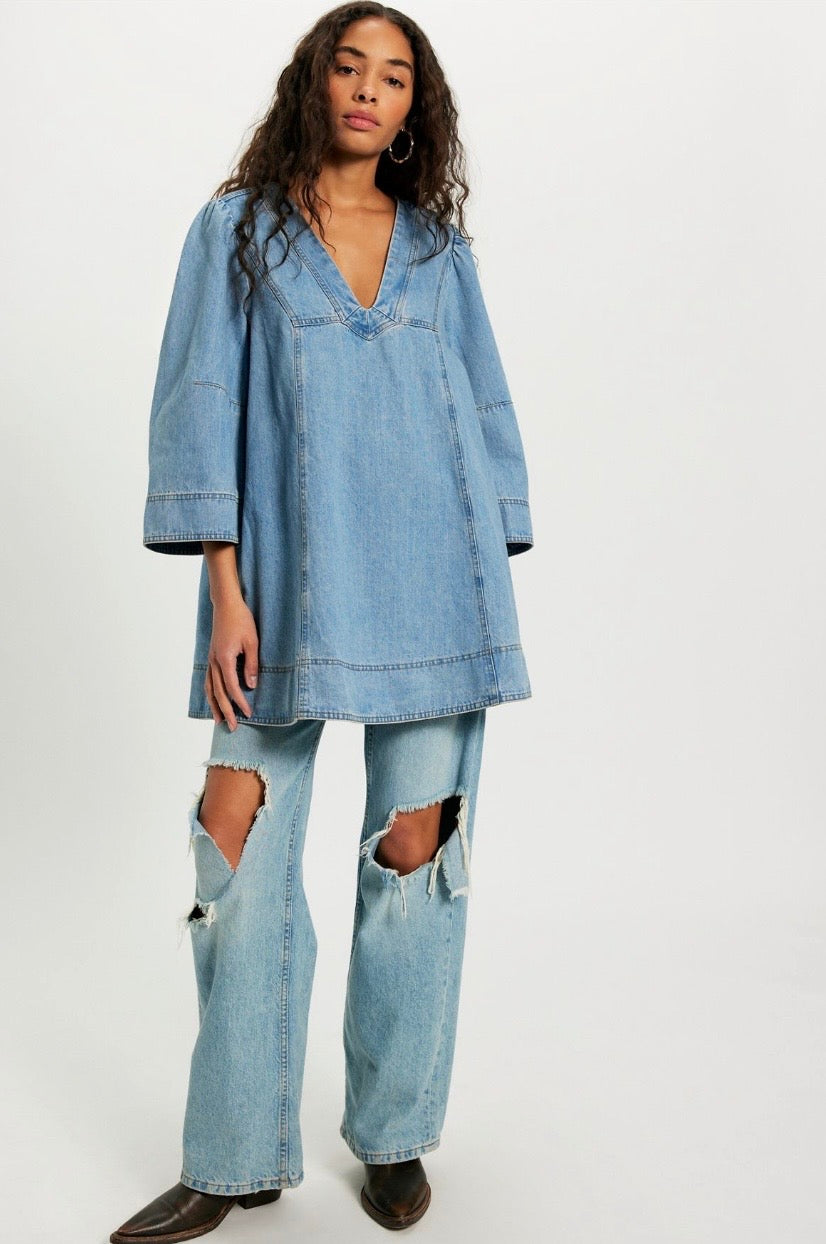 Goldie Denim Mini Dress