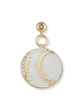 White Baseball Grip Charm