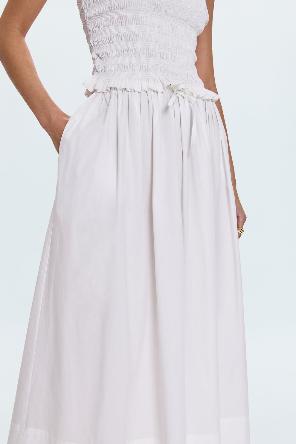 Pistola Noelle Poplin Maxi Skirt