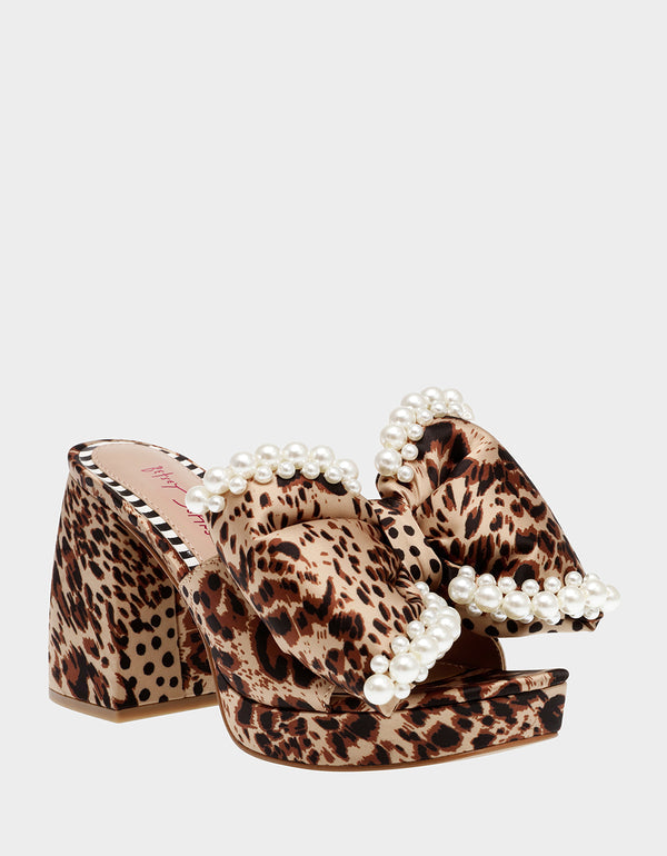 Maccie Leopard Platform Sandal