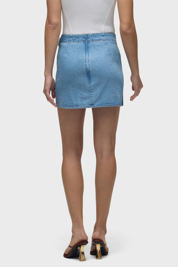 Hudson Wrap Mini Skirt