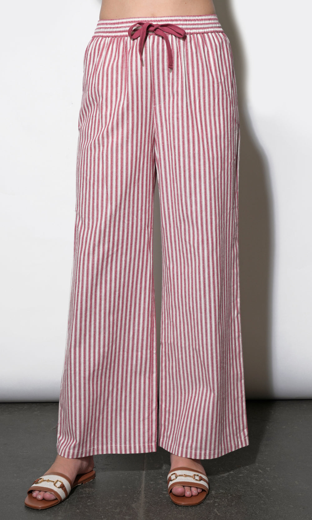 Hellen Stripe Drawstring Pant