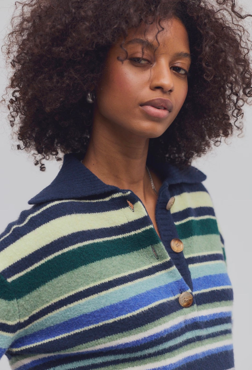 Trading Up Stripe Polo in Navy Combo