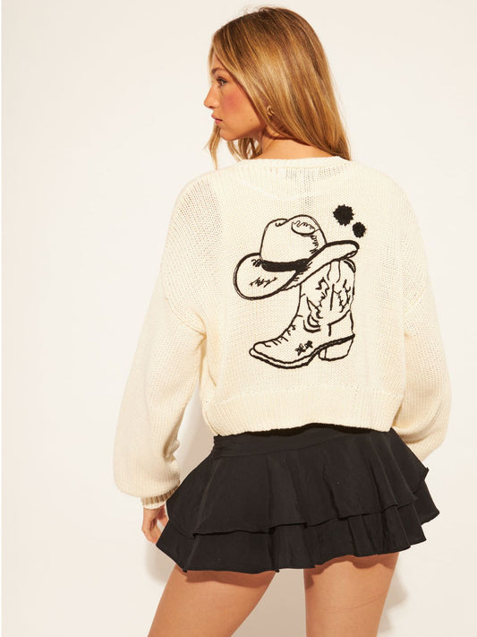 Texas Two Step-Colt Cardigan