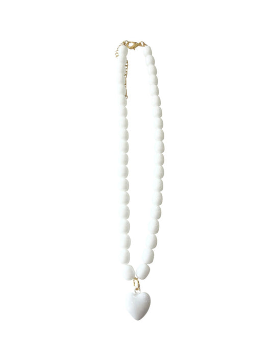 Tyler Necklace - White