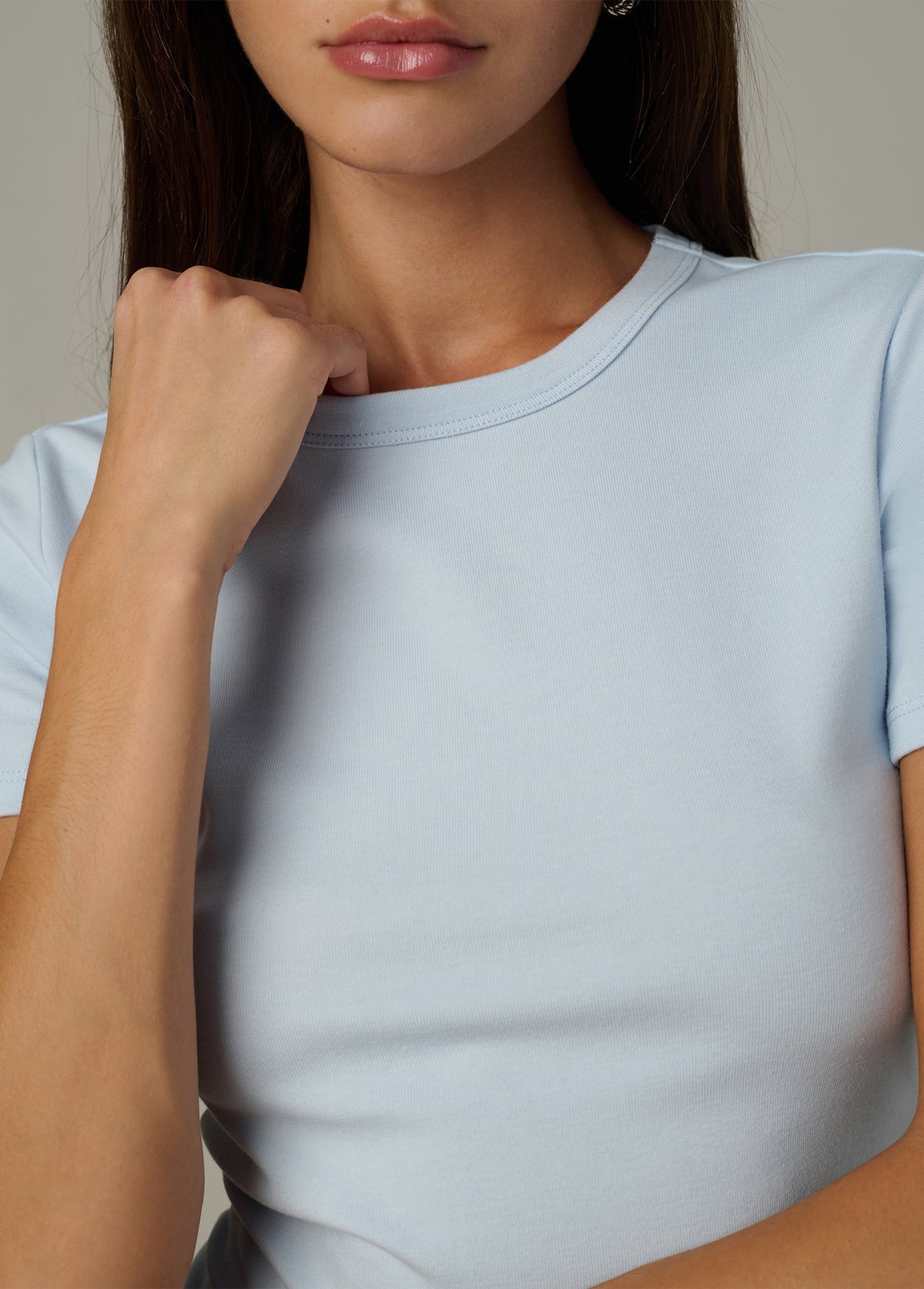 Joes Baby Tee-Powder Blue