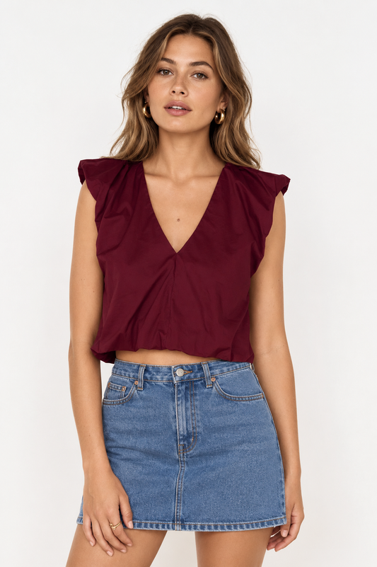 Lola Wine Bubble Top