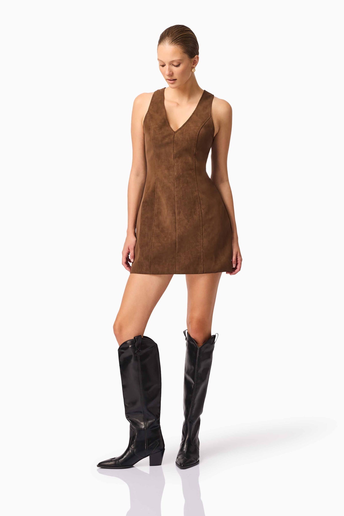 Venus Suede Mini Dress