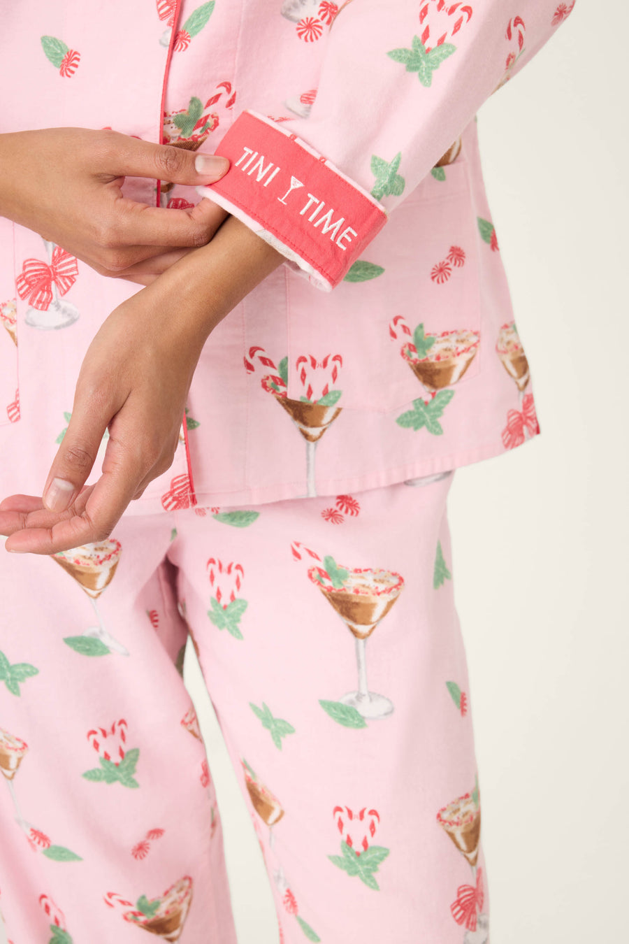 Tini Time Drink Flannel PJ Set