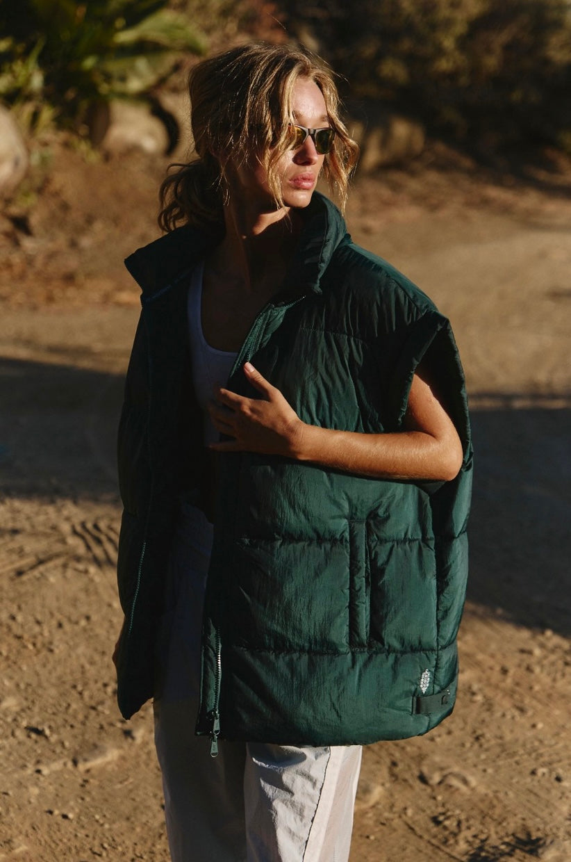 Free People In a Bubble Puffer Vest