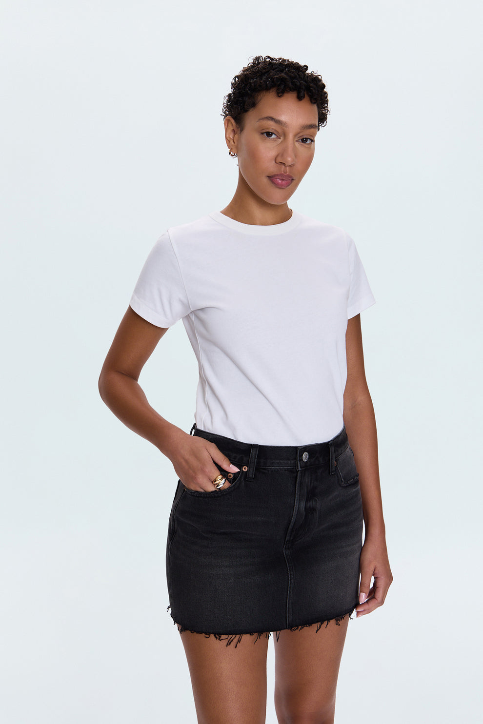 Daisy Low Slung Mini Skirt