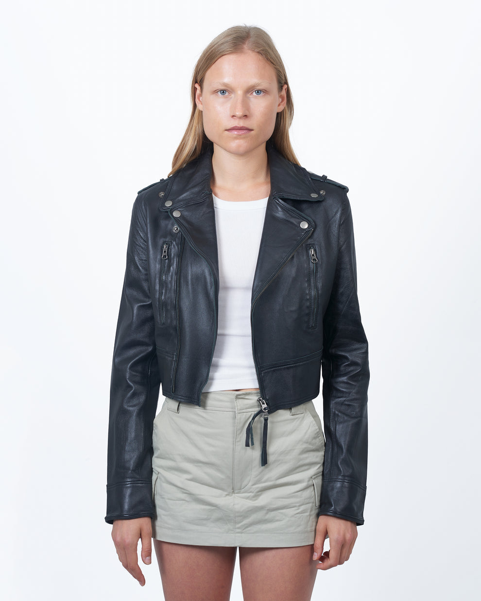 JKT Erin Burnished Leather Jacket