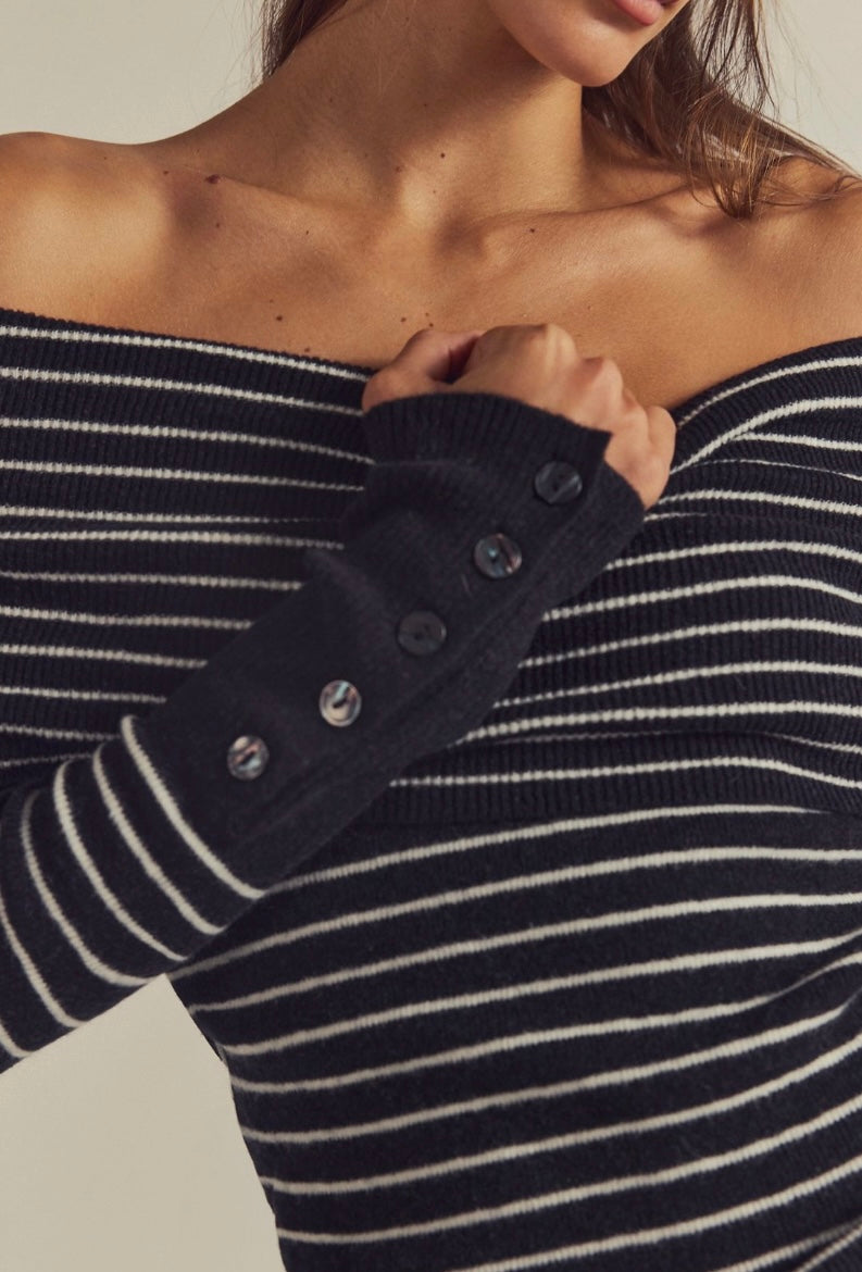 Evergreen Stripe Sweater