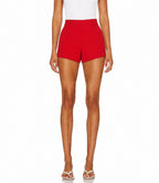 Cara Shorts In Lipstick Red