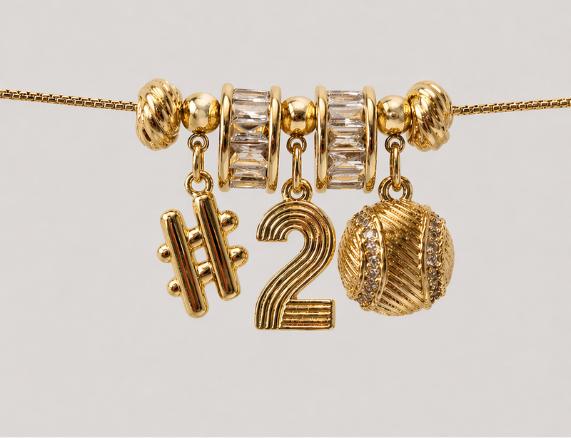 Lux Baseball Grip Charm