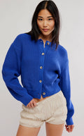 Vienna Knit Cobalt Blue Cardi