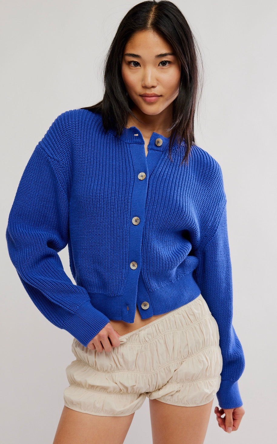 Vienna Knit Cobalt Blue Cardi