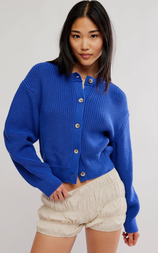 Vienna Knit Cobalt Blue Cardi