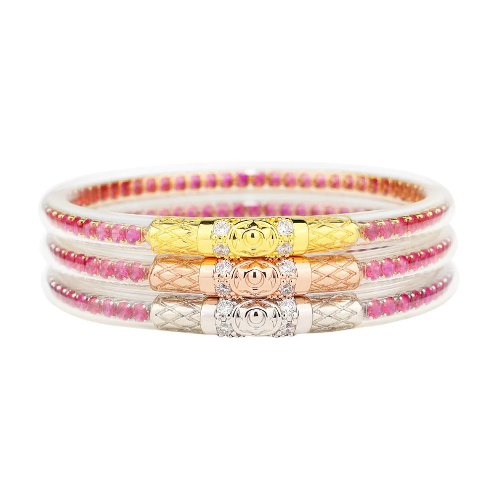 Three Queens All Weather Bangles-EPIC PINK